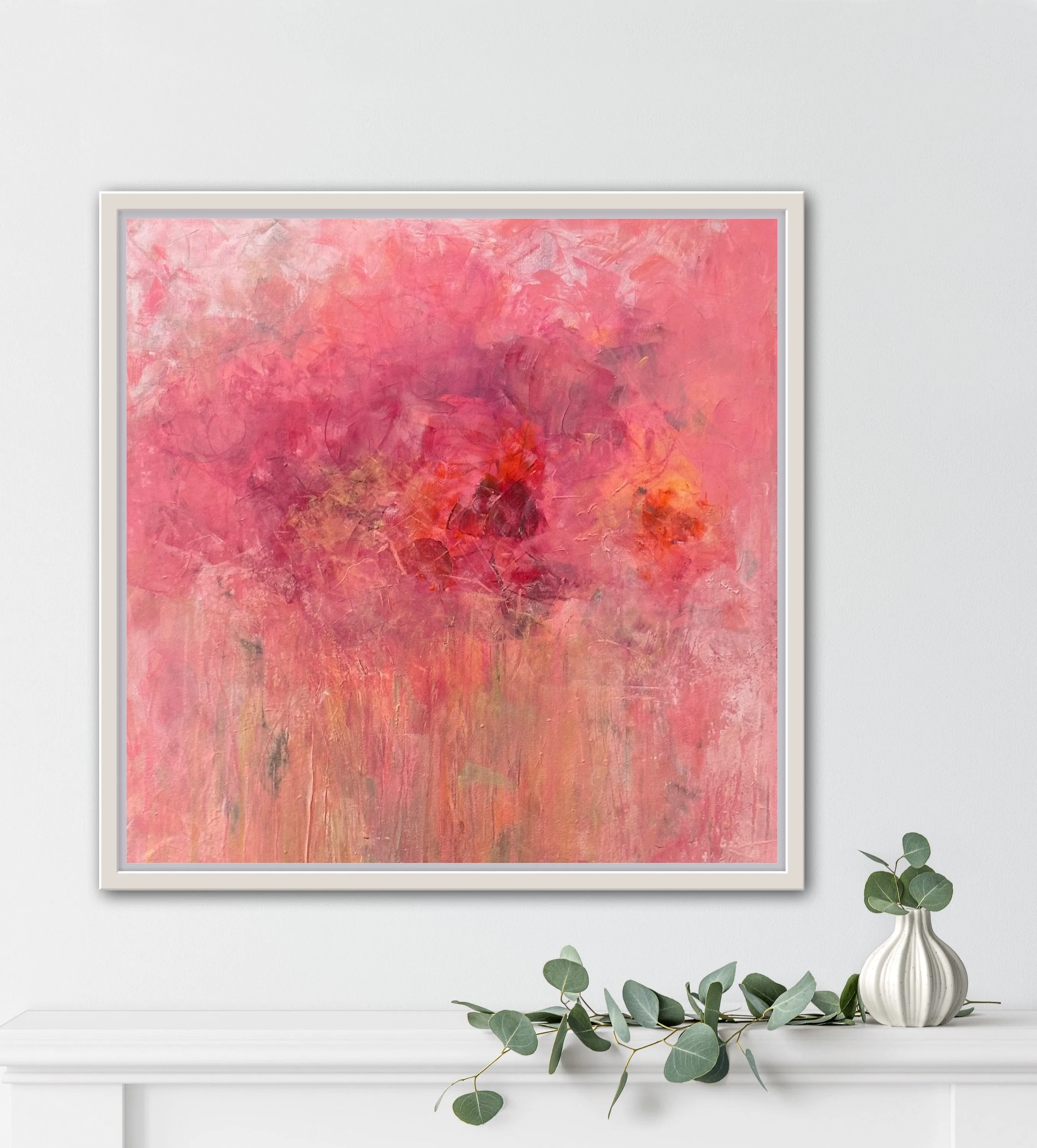 Desert Rose - 24”W x 24”H
