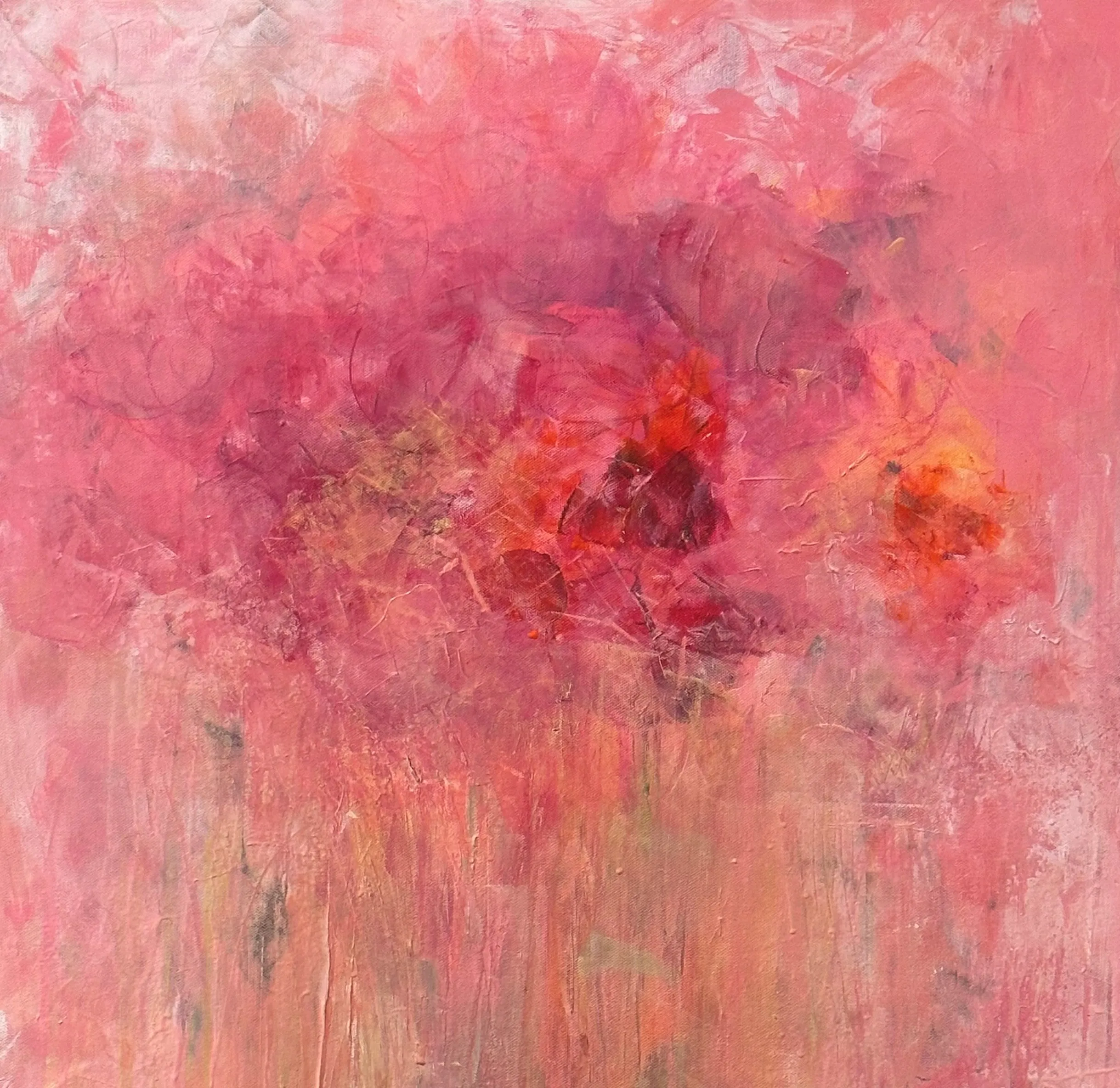 Desert Rose - 24”W x 24”H