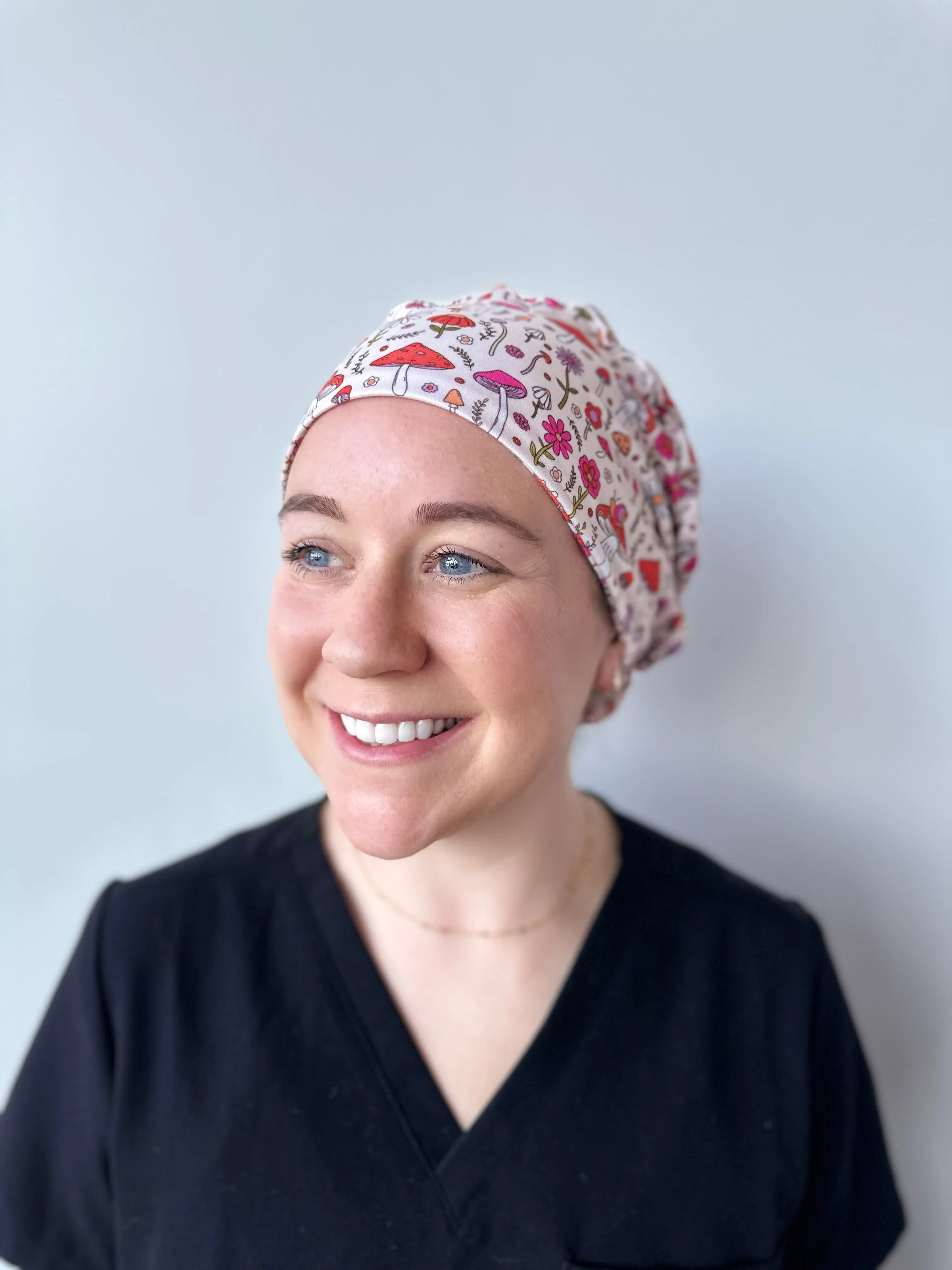 DuoStyle Scrub Hat - Magic Mushroom