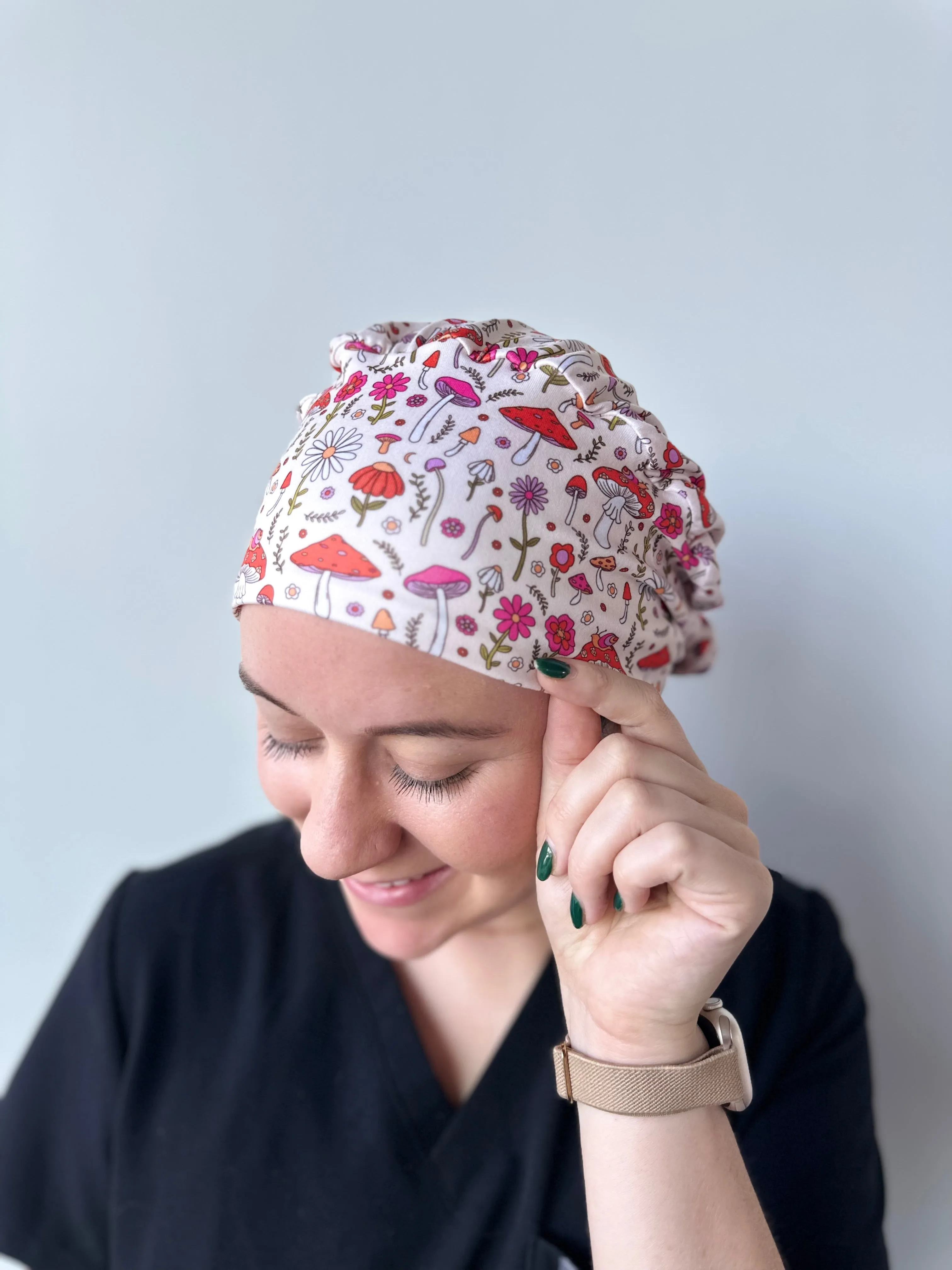 DuoStyle Scrub Hat - Magic Mushroom