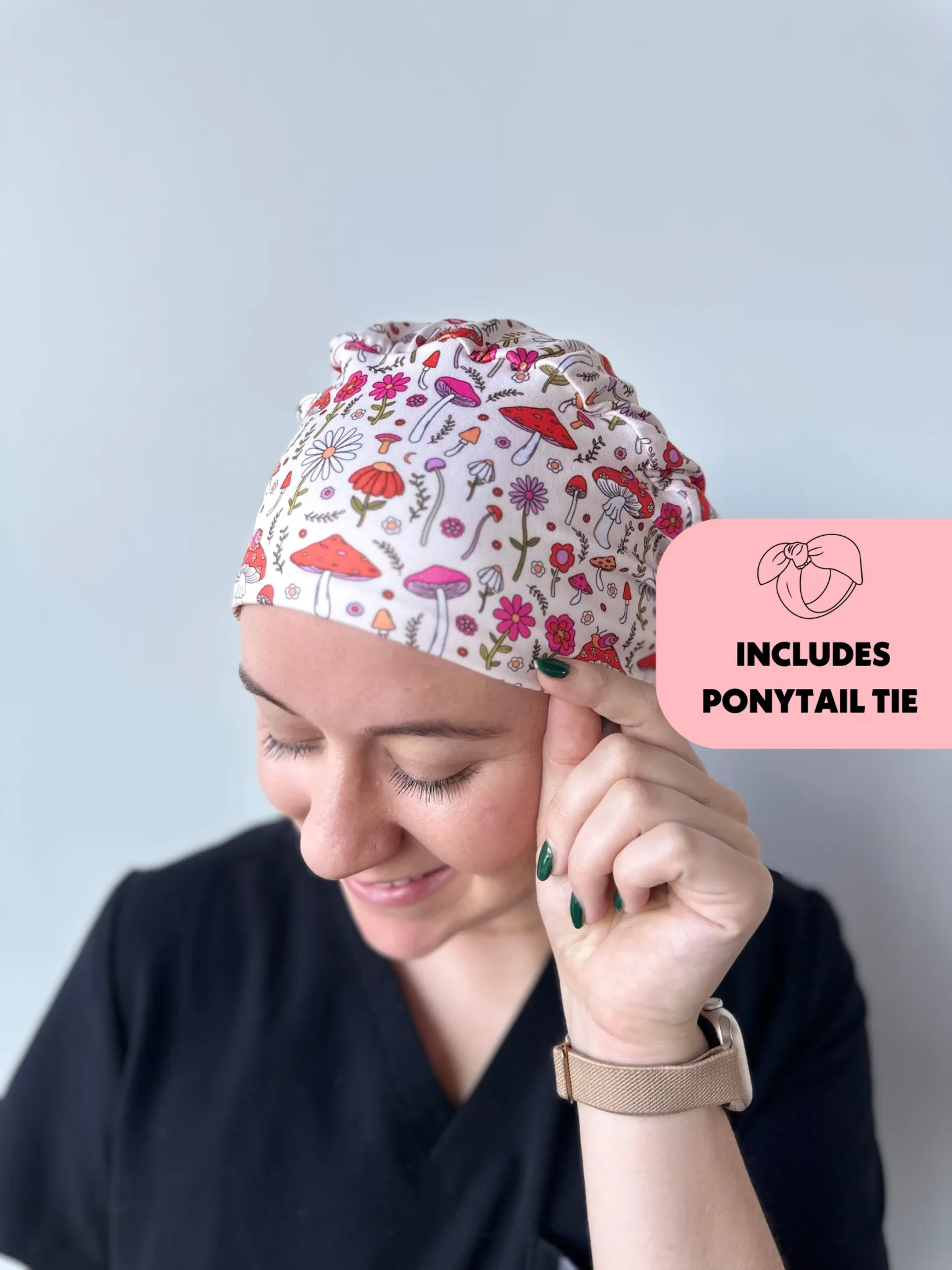 DuoStyle Scrub Hat - Magic Mushroom