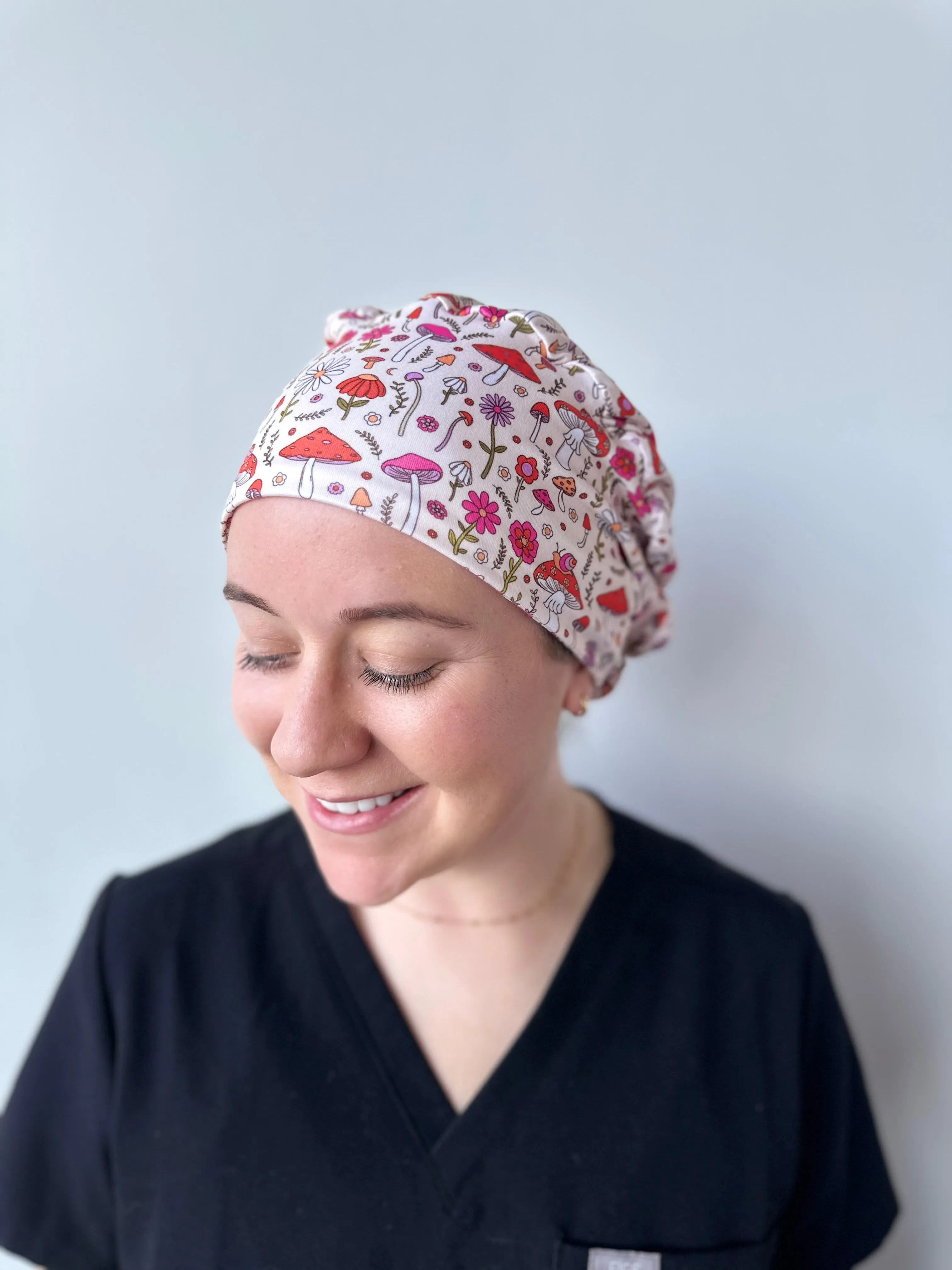 DuoStyle Scrub Hat - Magic Mushroom
