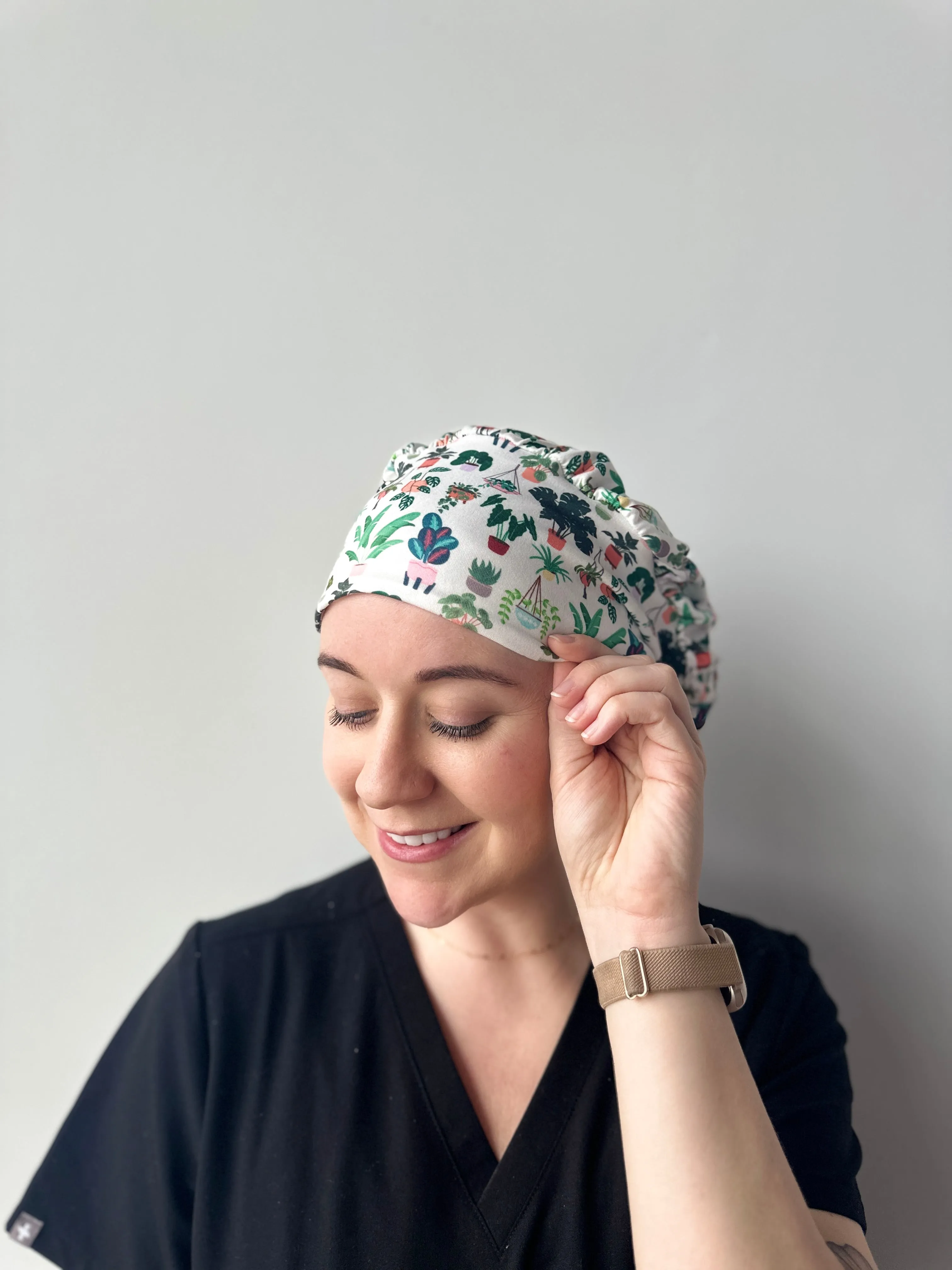 DuoStyle Scrub Hat - Plant Lover