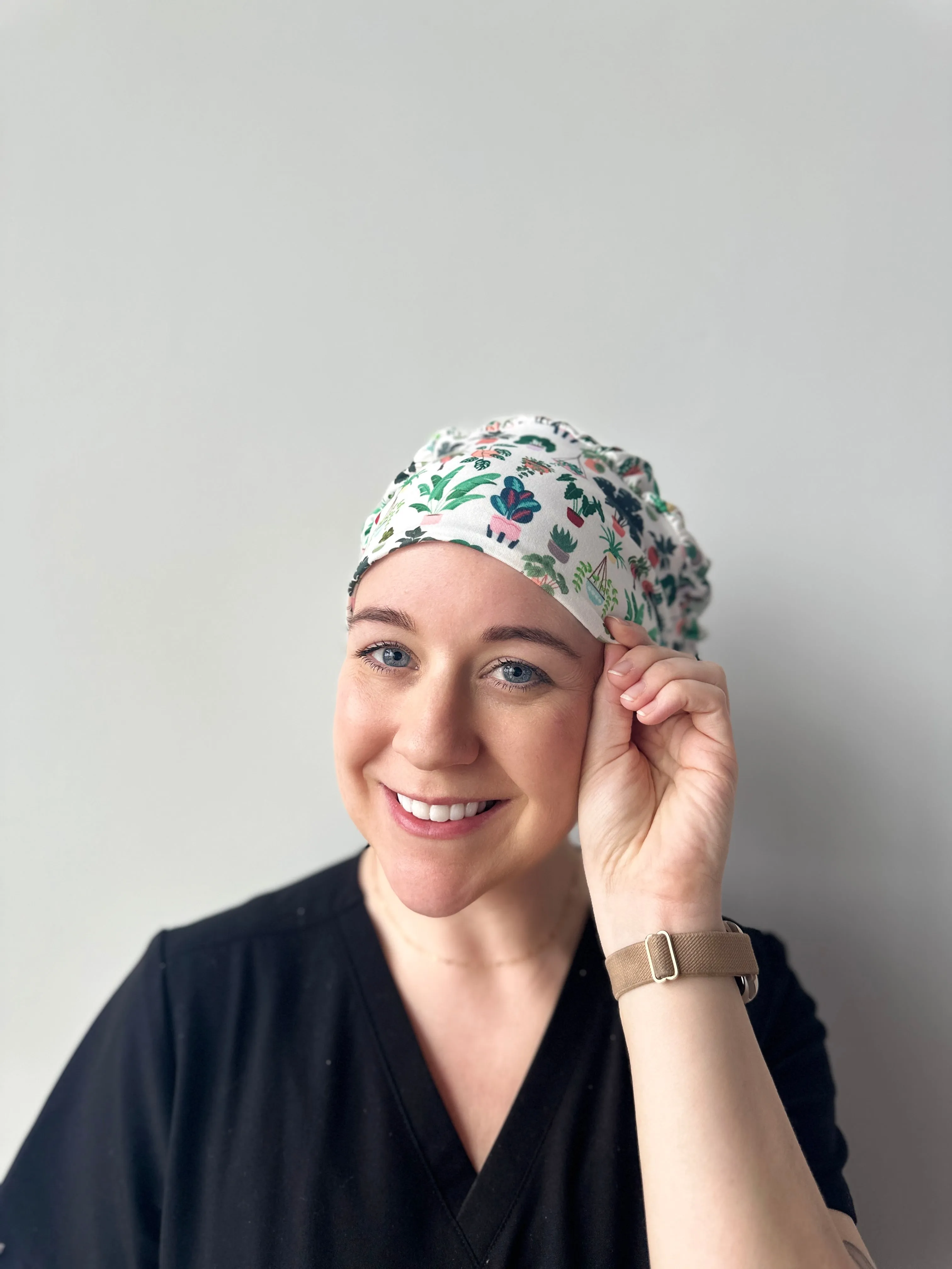 DuoStyle Scrub Hat - Plant Lover