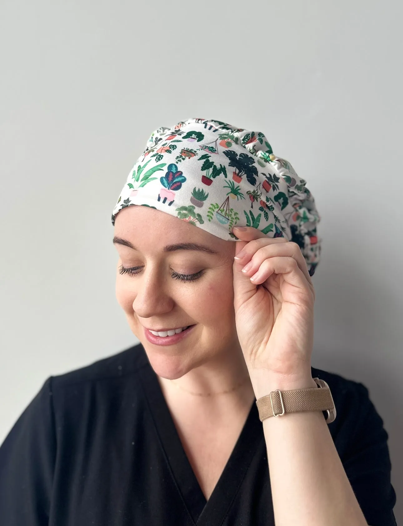 DuoStyle Scrub Hat - Plant Lover