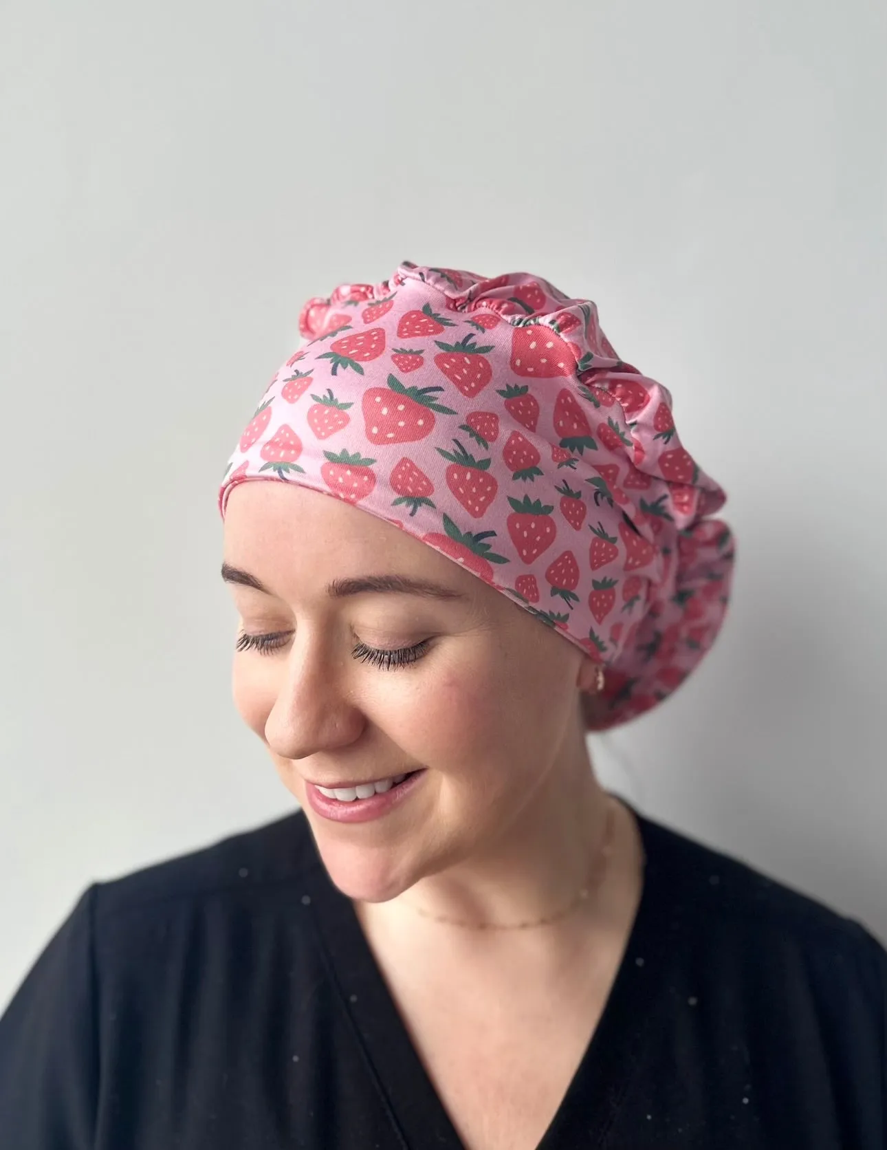 DuoStyle Scrub Hat - Strawberries