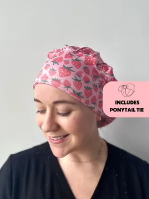 DuoStyle Scrub Hat - Strawberries