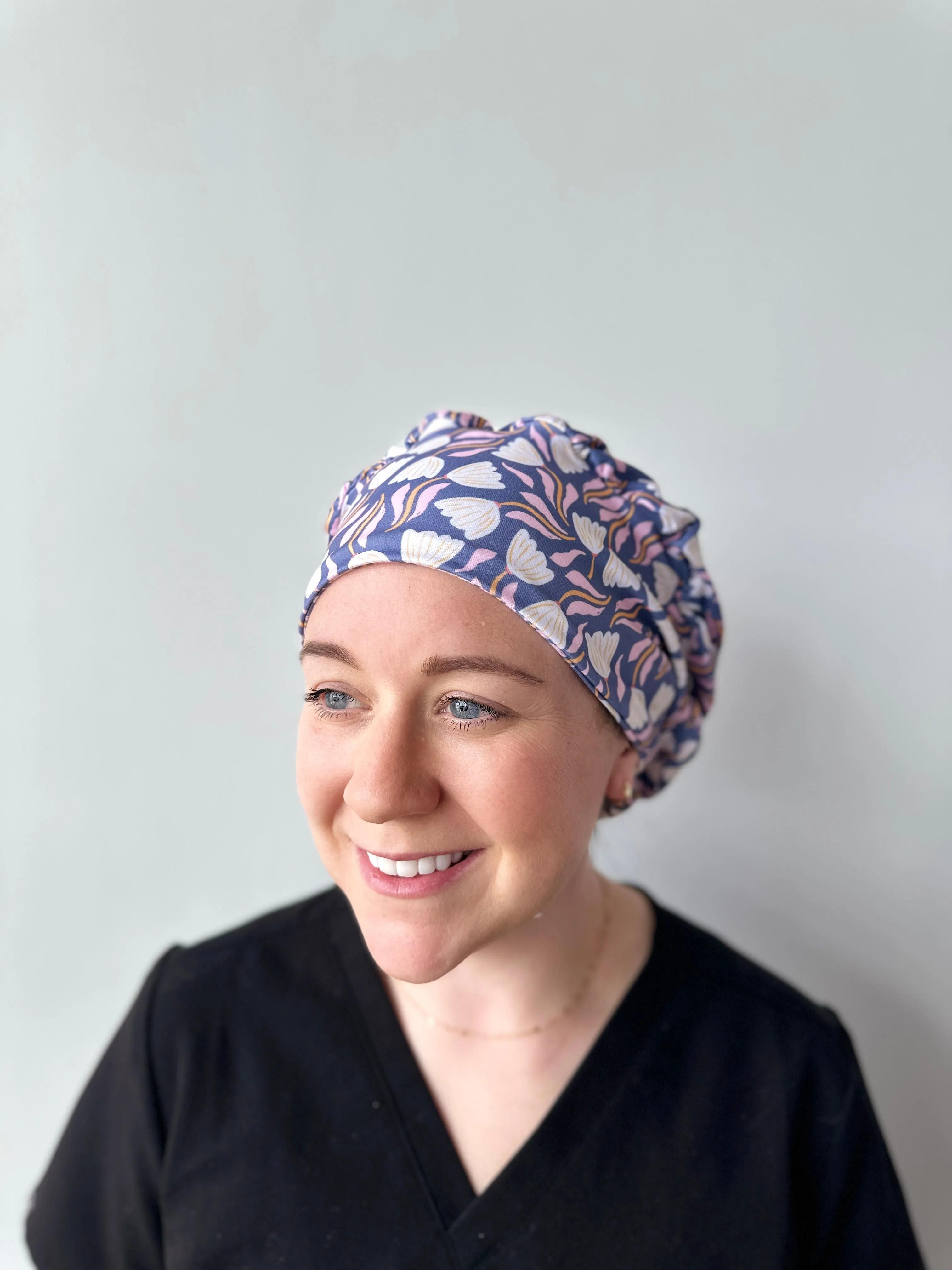 DuoStyle Scrub Hat - Tulips