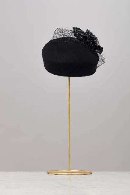 ELEGANT LAPIN FUR FELT BERET