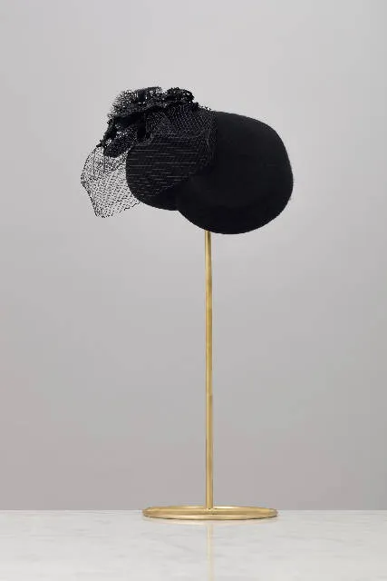 ELEGANT LAPIN FUR FELT BERET