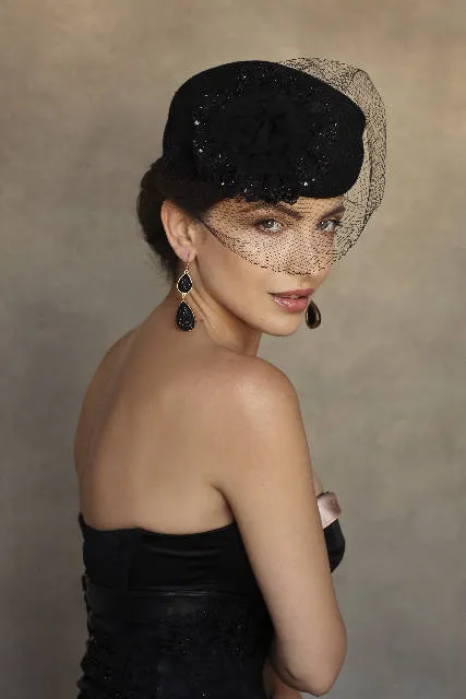 ELEGANT LAPIN FUR FELT BERET