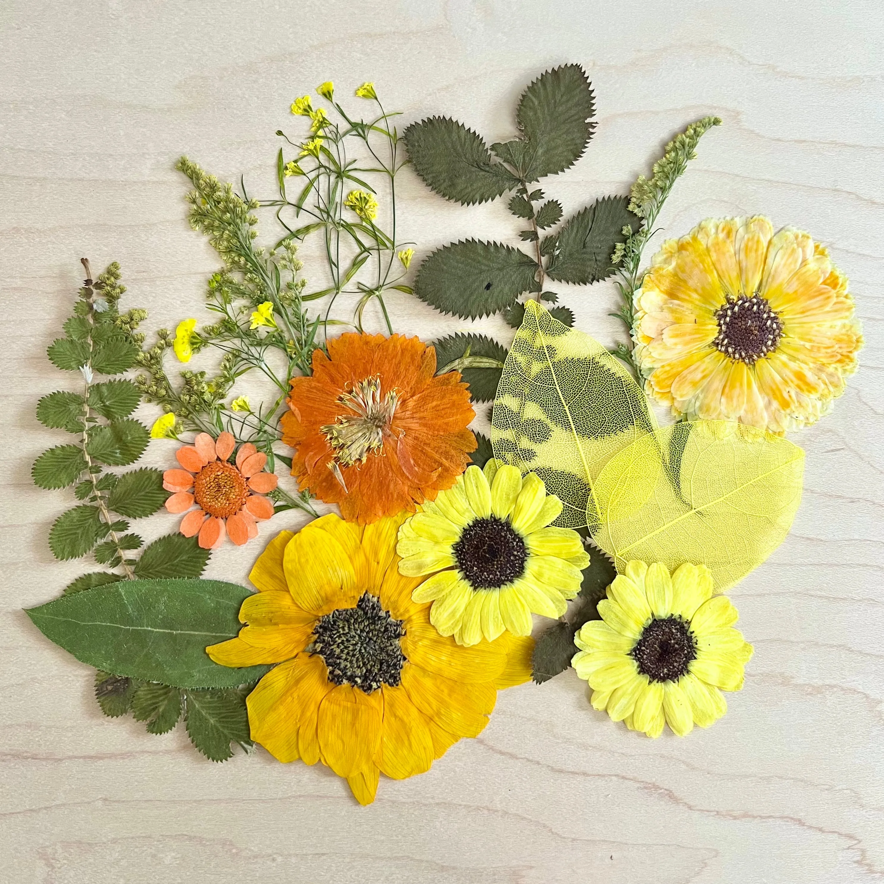 Fall Favorites Florals - Custom Pressed Flower Letters - Made to Order