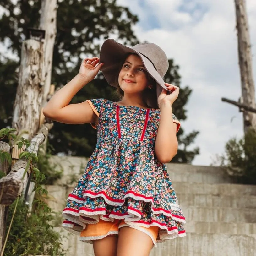 Fall Floral Sawyer Set size 8 only