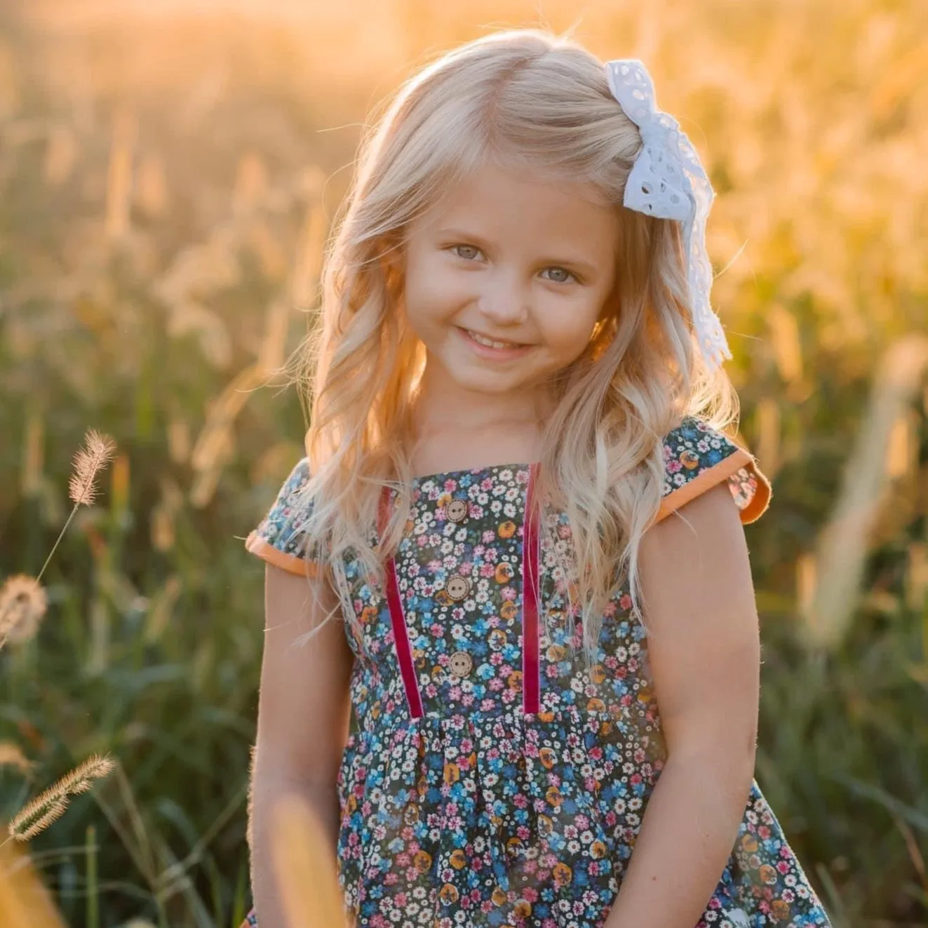 Fall Floral Sawyer Set size 8 only