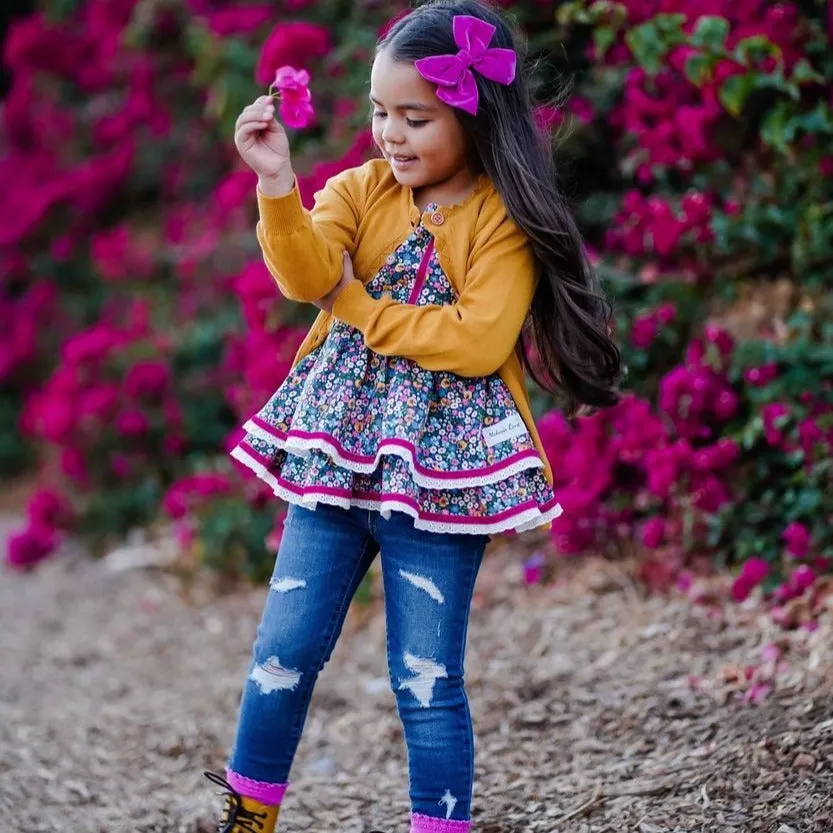 Fall Floral Sawyer Set size 8 only