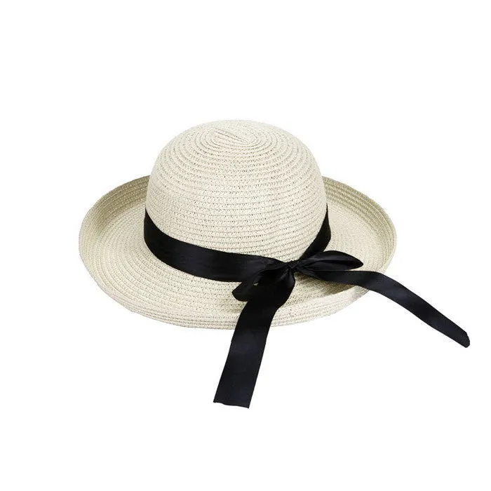 Fashion Summer Casual Women Ladies Wide Brim Beach Sun Hat Elegant Straw Floppy Bohemia Cap For Women Dating Z1