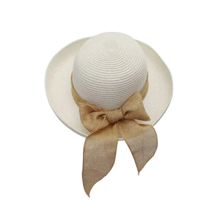 Fashion Summer Casual Women Ladies Wide Brim Beach Sun Hat Elegant Straw Floppy Bohemia Cap For Women Dating Z1