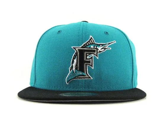Florida Marlins New Era 59Fifty Fitted Hat (1993 RETRO GRAY UNDERBRIM)