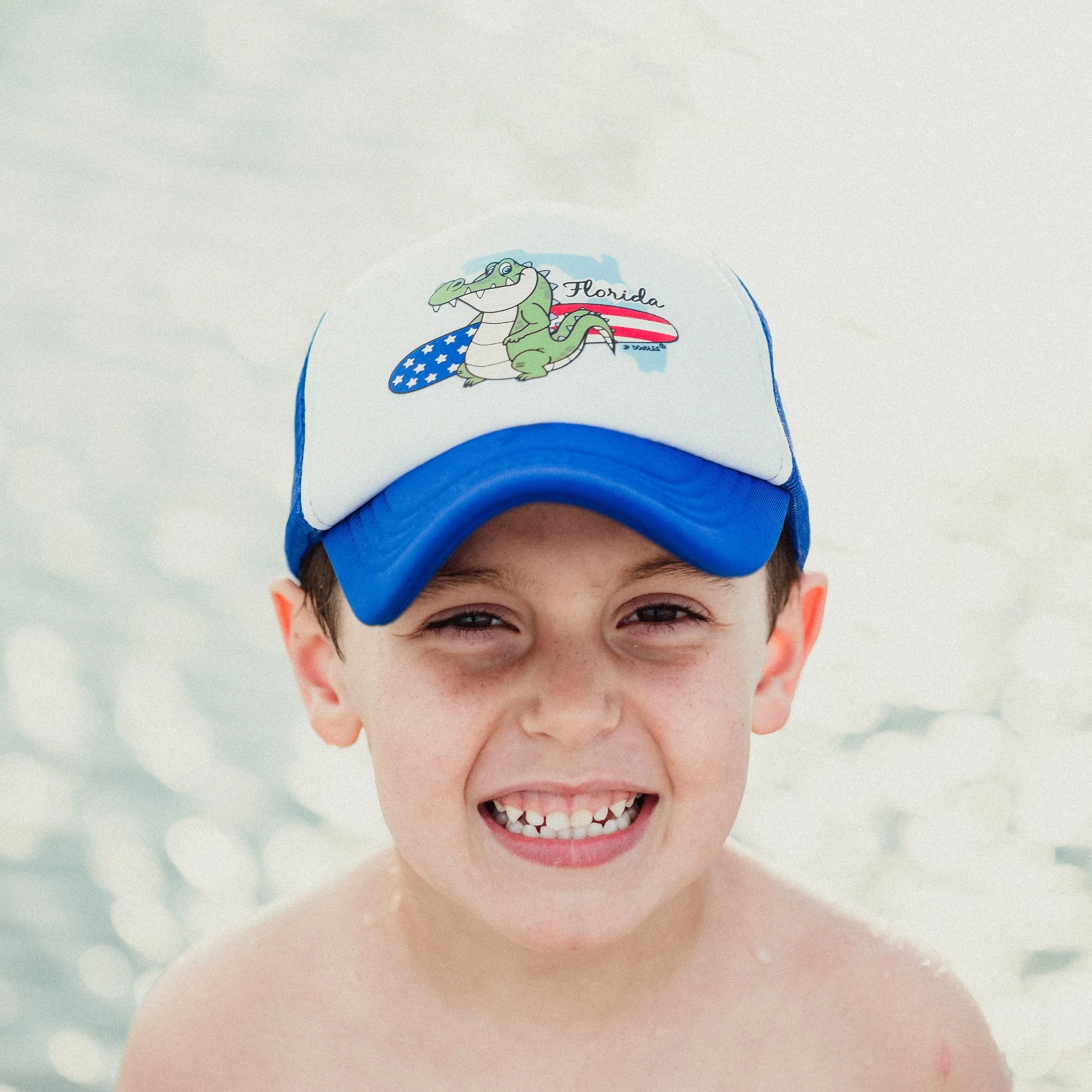 Florida State Flag Kids Trucker Hat