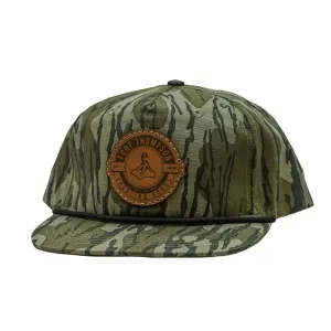 Fort Thompson Goat Rope Style Circle Leather Patch Hat