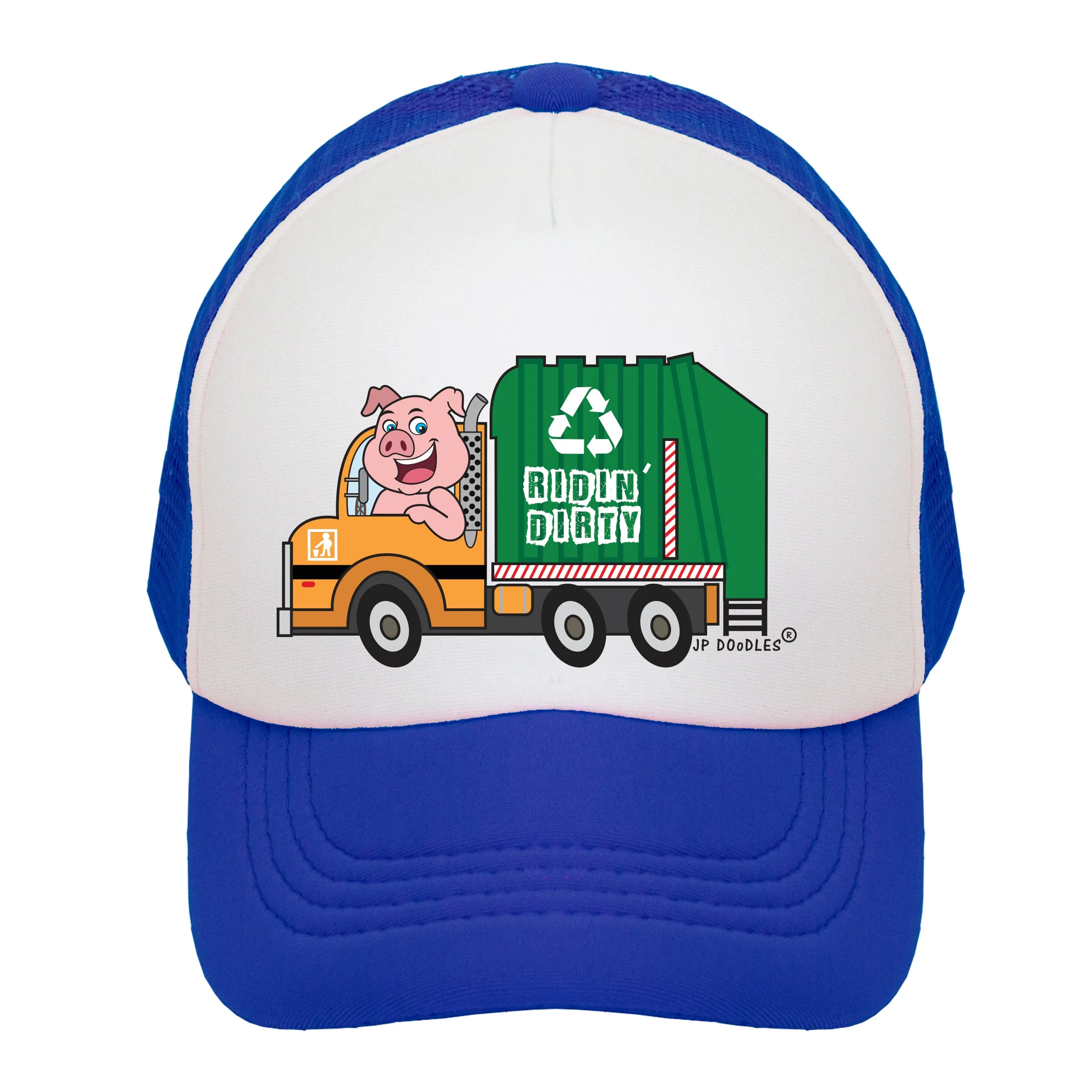 Garbage Truck Kids Trucker Hat