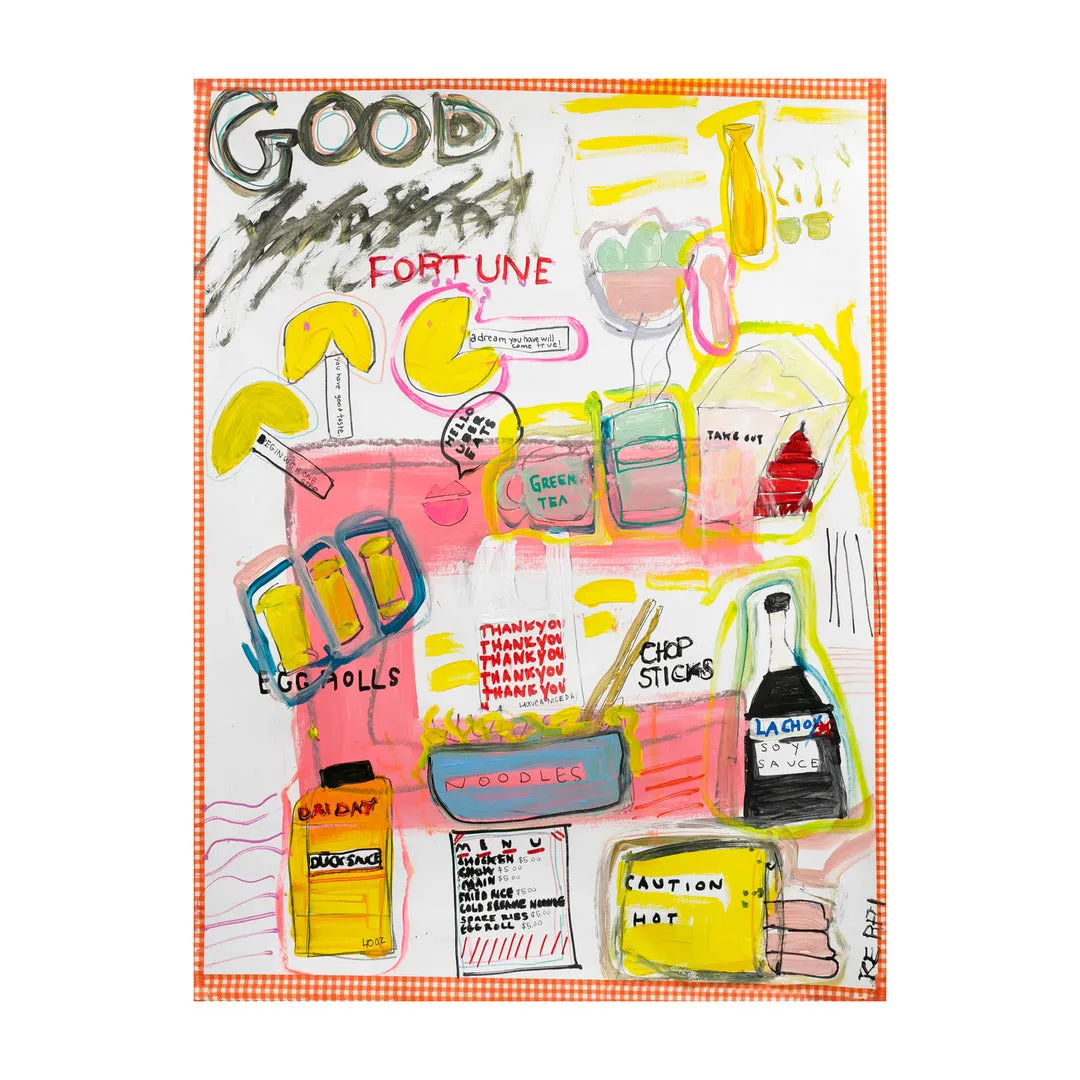 Good Fortune Original Work On Paper