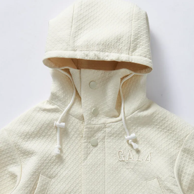 HALO HOUNDSTOOTH TRENCH (CREAM)
