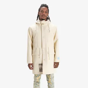 HALO HOUNDSTOOTH TRENCH (CREAM)