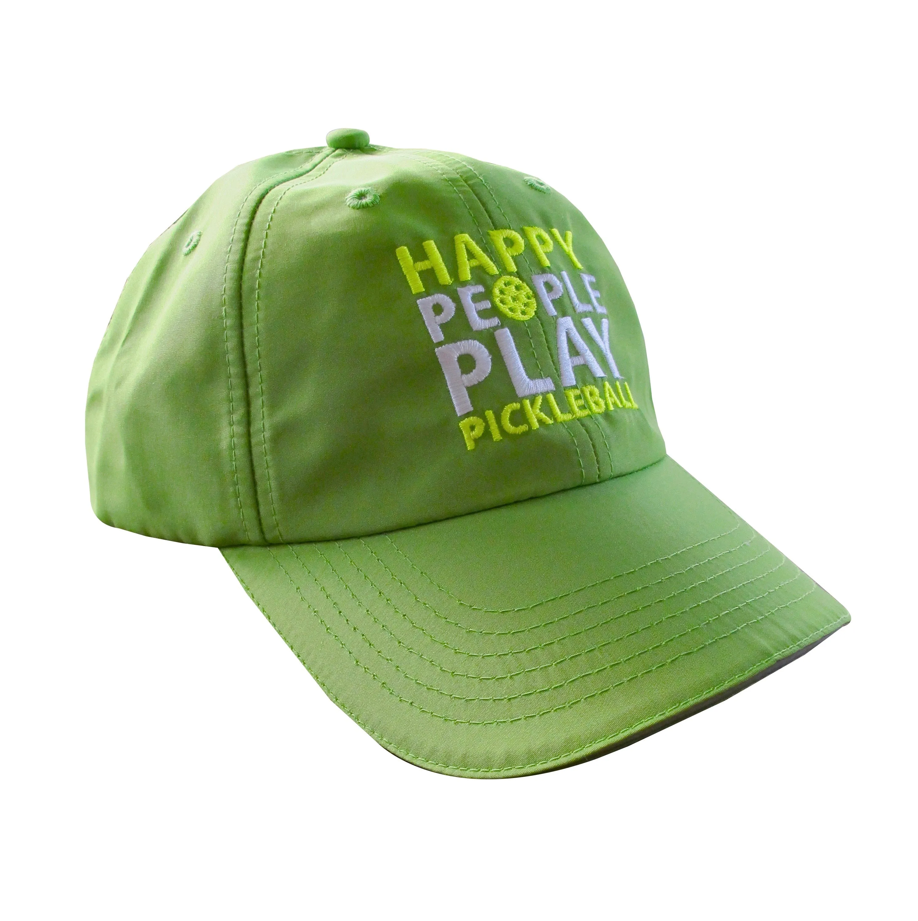 Happy People Play Pickleball Embroidered Performance Dri-Fit Hat by Pickleball Xtra