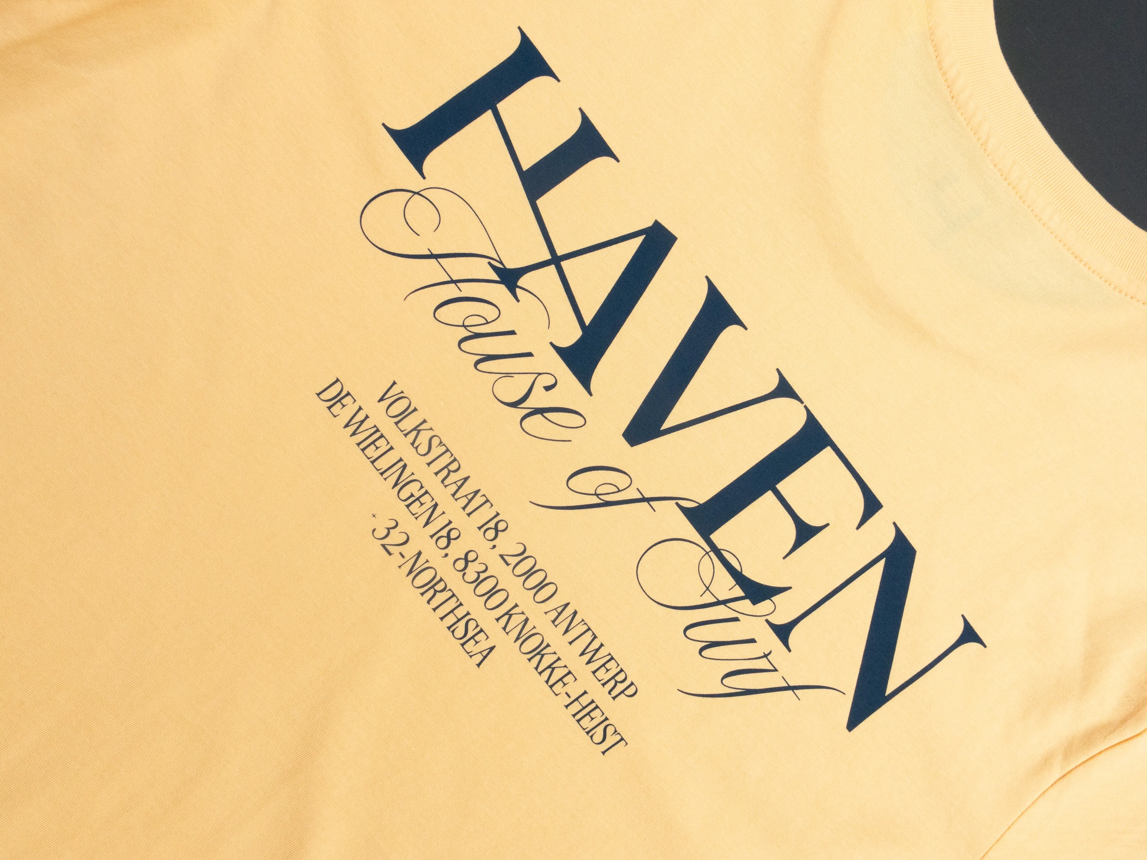 Haven Surf - House of Surf Tee  - Mellow Yellow