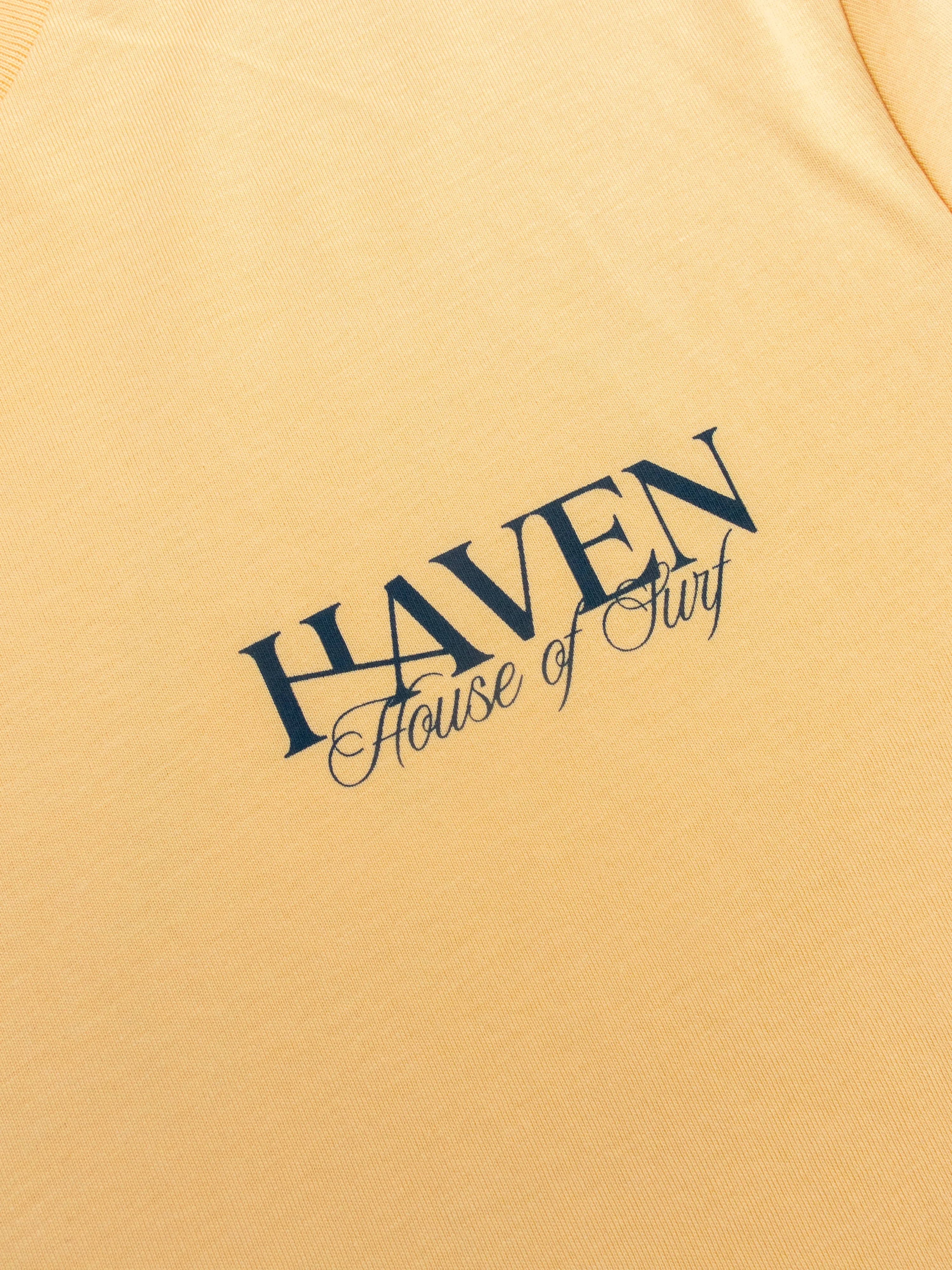 Haven Surf - House of Surf Tee  - Mellow Yellow