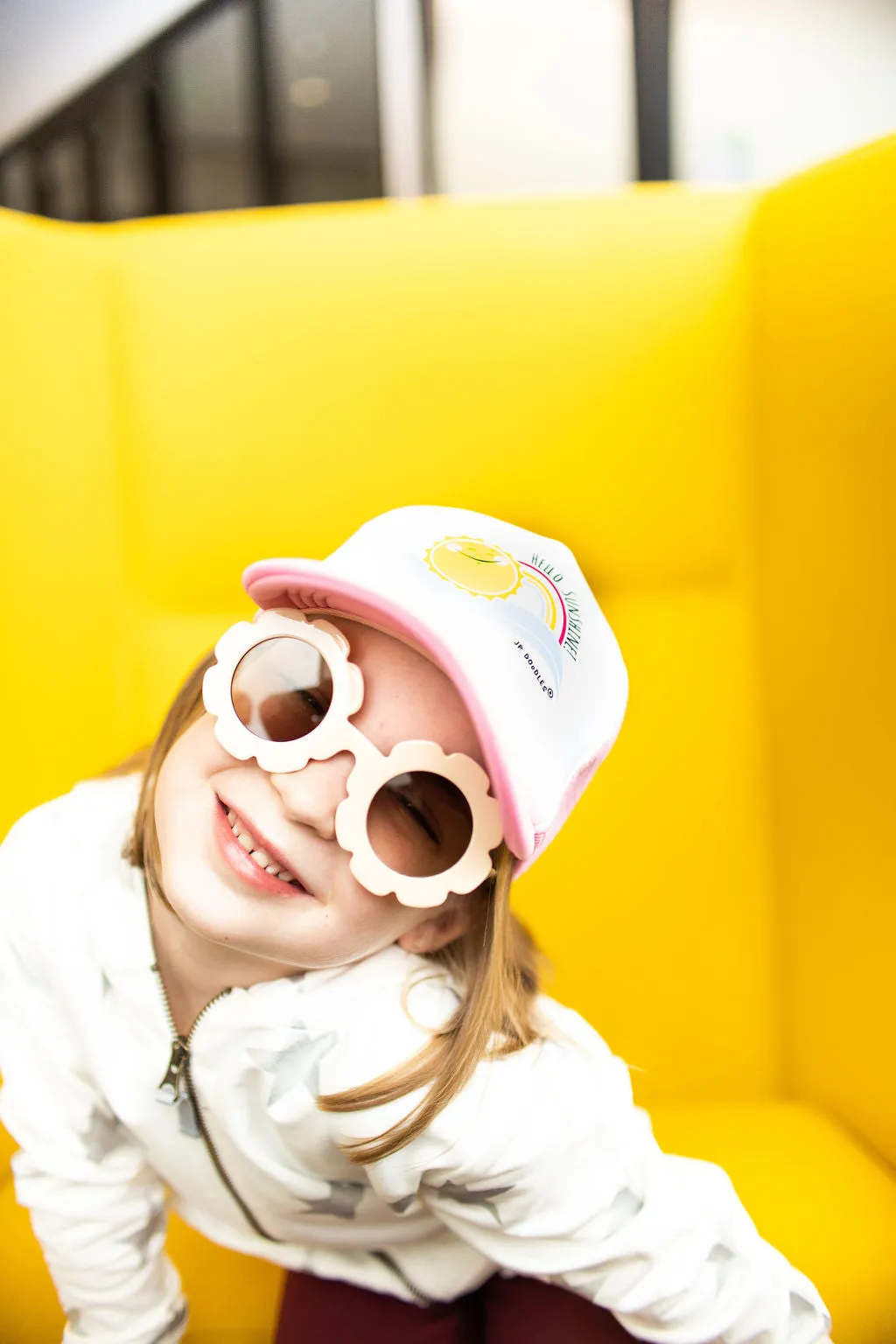 Hello Sunshine Kids Trucker Hat