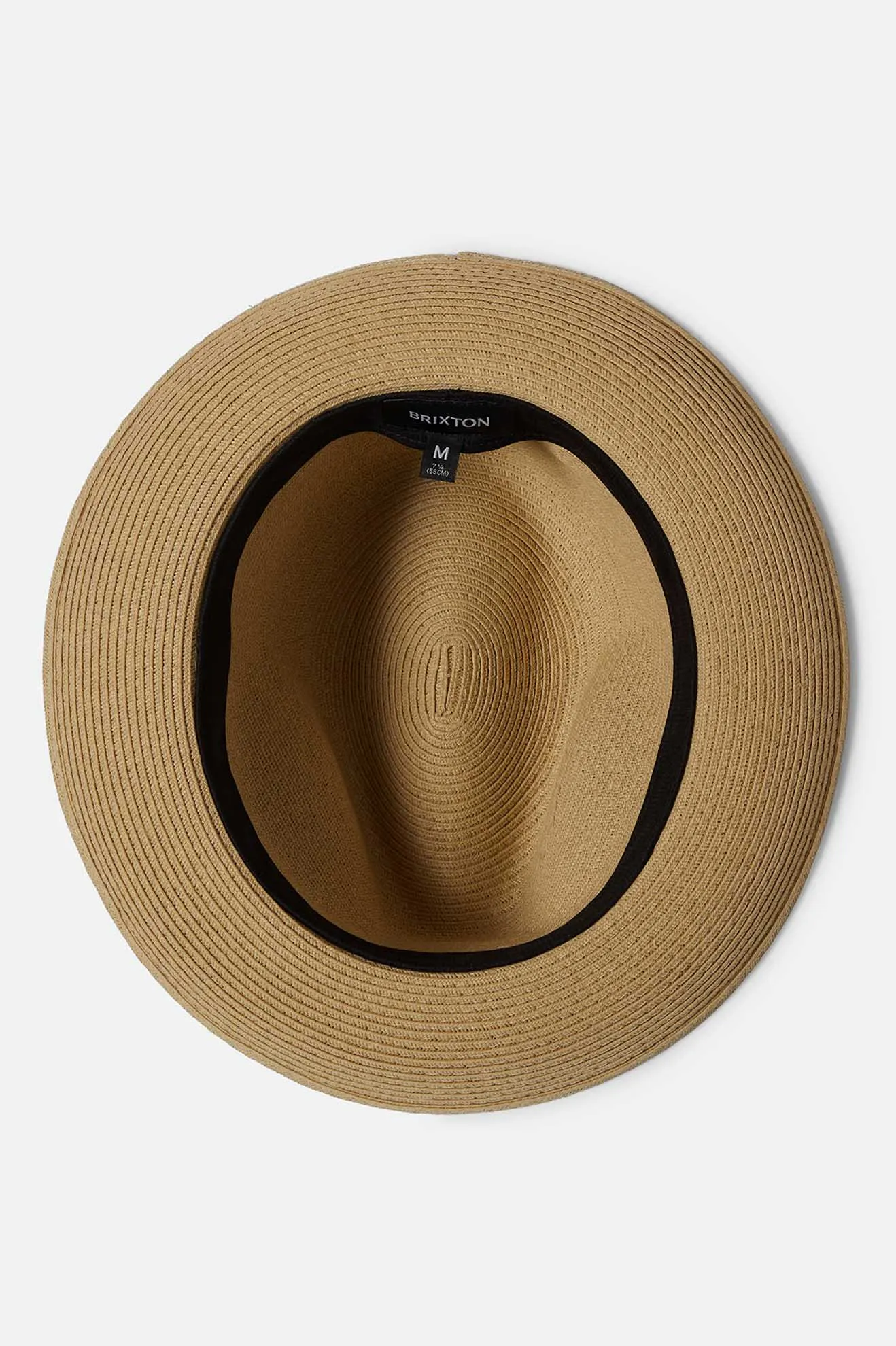 Horton Convertabrim Packable Fedora - Dark Tan/Light Brown