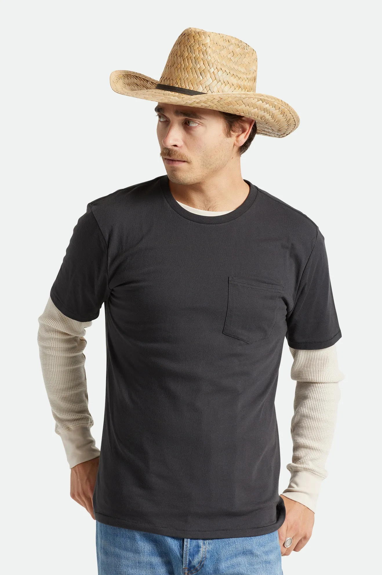 Houston Straw Cowboy Hat - Natural
