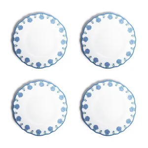 Hydrangea Dinner Melamine Plate (Set of 4)