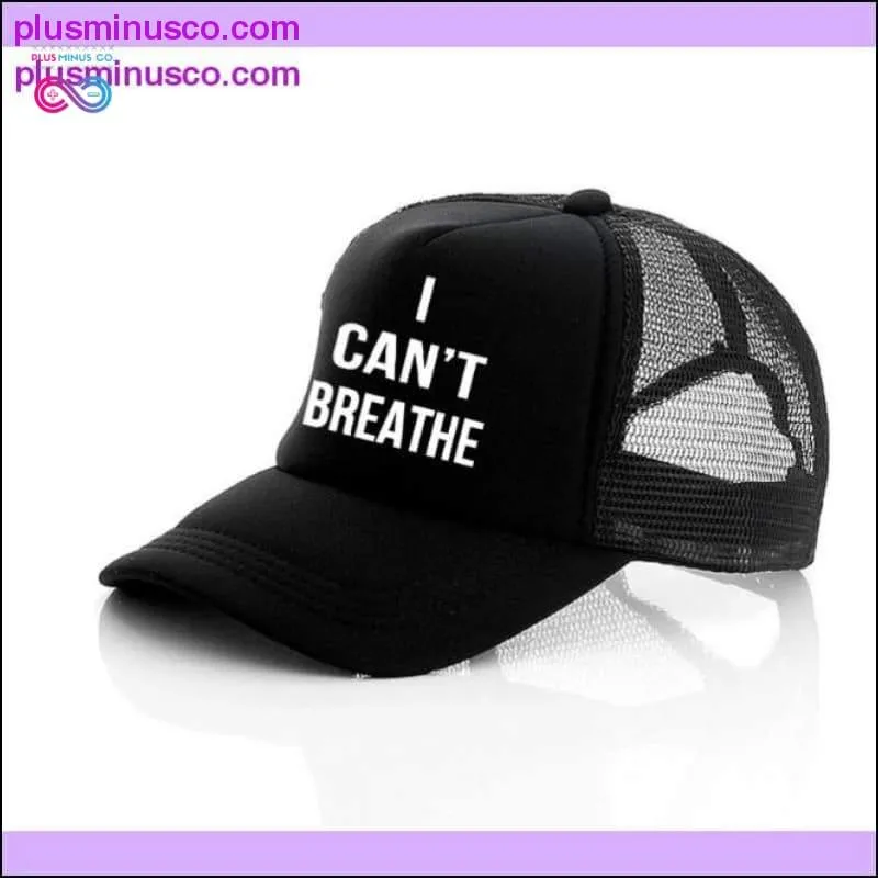 I can't Breathe Summer Hat Adjustable Sports Hats Baseball