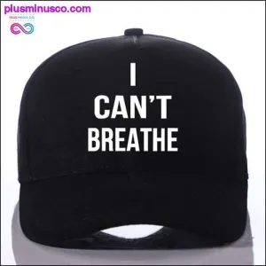 I can't Breathe Summer Hat Adjustable Sports Hats Baseball