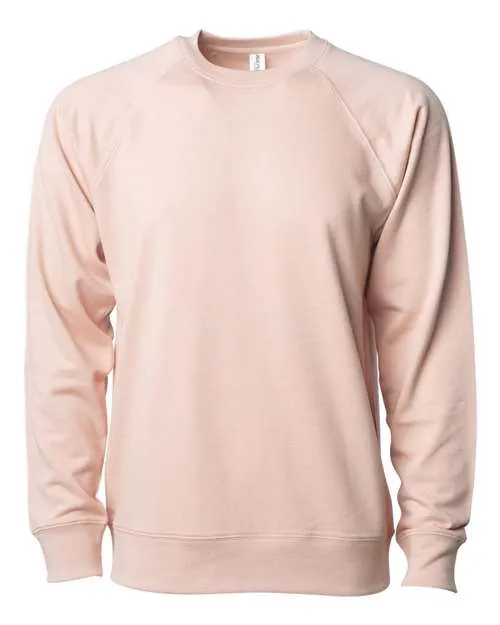 Icon Unisex Lightweight Loopback Terry Crewneck Sweatshirt