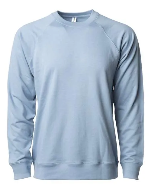 Icon Unisex Lightweight Loopback Terry Crewneck Sweatshirt