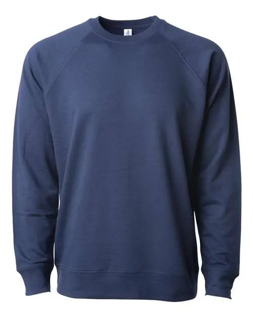 Icon Unisex Lightweight Loopback Terry Crewneck Sweatshirt