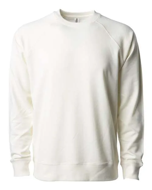 Icon Unisex Lightweight Loopback Terry Crewneck Sweatshirt