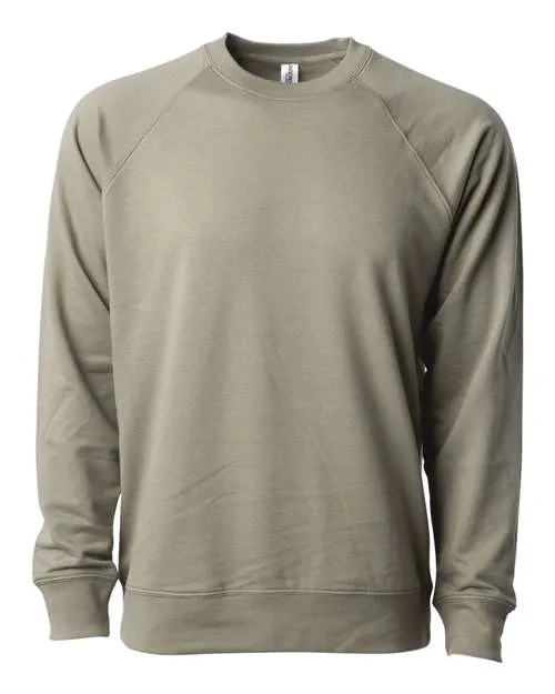 Icon Unisex Lightweight Loopback Terry Crewneck Sweatshirt