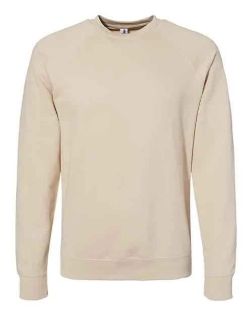 Icon Unisex Lightweight Loopback Terry Crewneck Sweatshirt