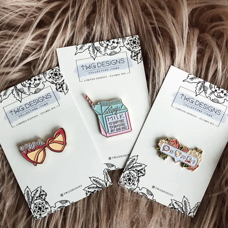 InstaFam Enamel Pin