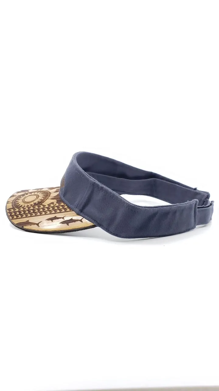Island Sunshark Koa Wood Visor