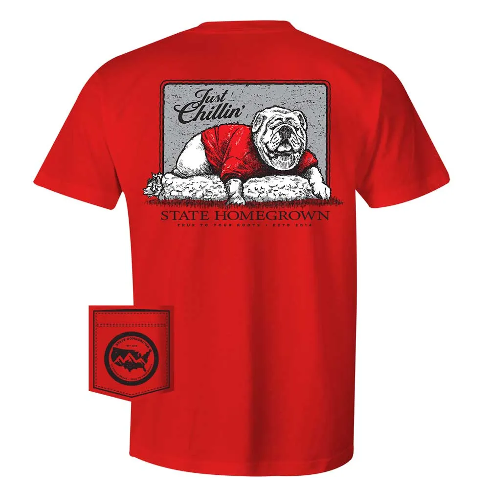 Just Chillin Pocket Tee - Comfort Color