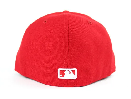 Kansas City Royals New Era 59Fifty Fitted Hats (Chiefs Color Red Gray Under Brim)