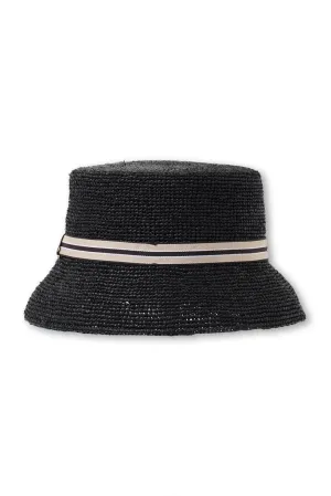 Karmen Straw Hat Black