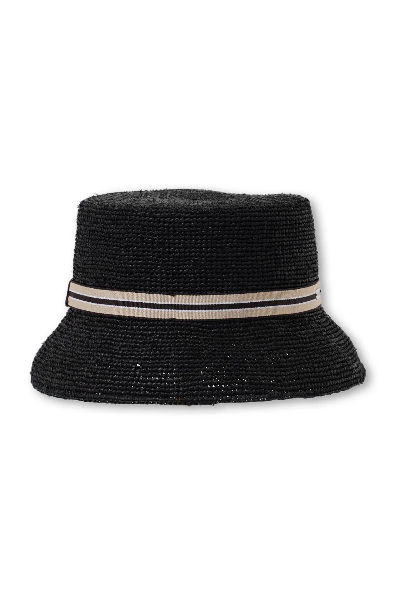 Karmen Straw Hat Black