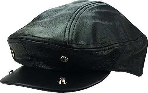 KBETHOS LEATHER-ASCOT BLK L/XL